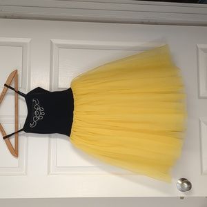 Girls Tutu Dress Velvet Tulle Dancewear Ballerina Halloween Costume Medium Child